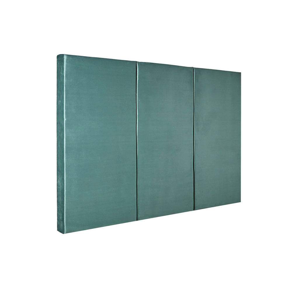 Juego de 3 paneles para cabecera modular matrimonial / queen size Lunaria - Verde Olivo - Tugow