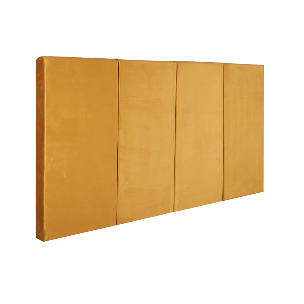 Juego de 4 paneles para cabecera modular King Size Lunaria - Mostaza - Tugow