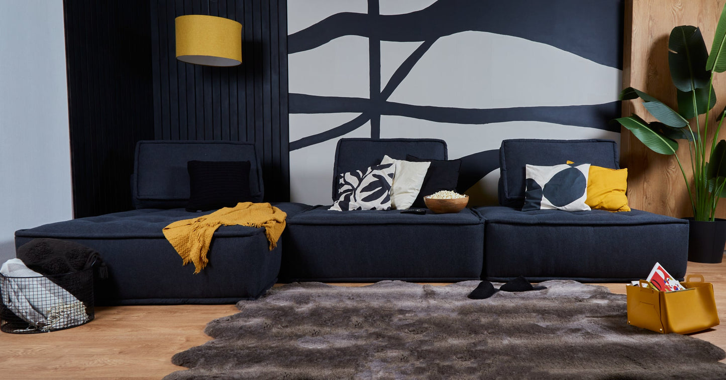 Set Sillones de 1 y 2 plazas Mood - Gris Claro Obscuro - Tugow
