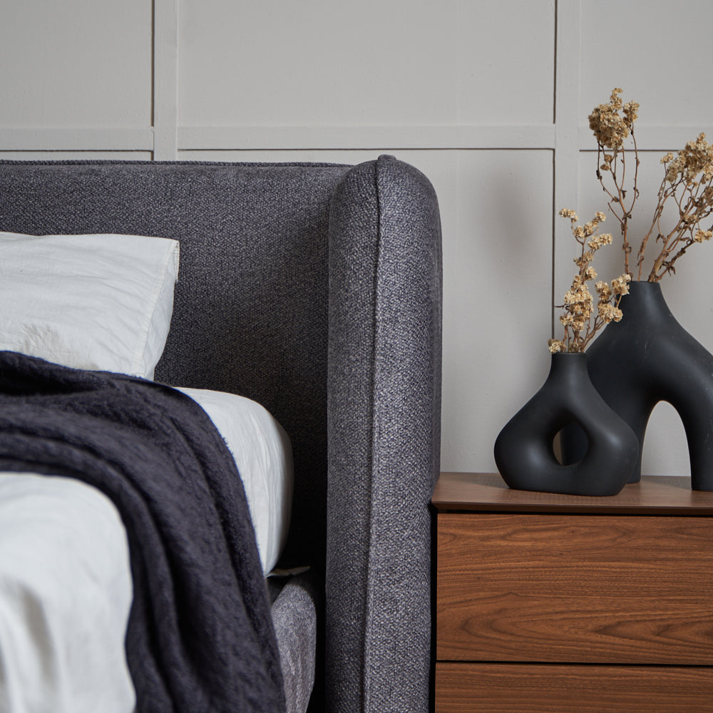 Cama Matrimonial Urban Gris Humo - Tugow