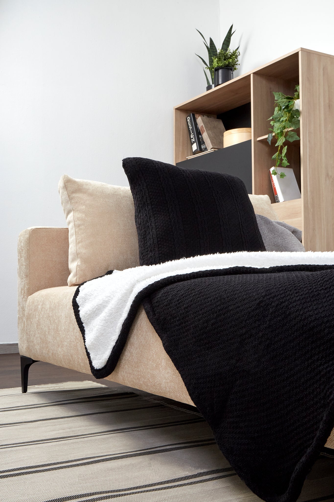 Sofá cama Landero - Hueso/Beige - Tugow