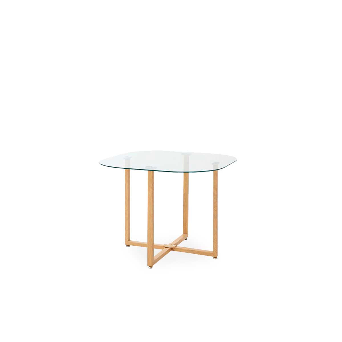 Comedor Tyreli con 4 sillas - Gris y Color Madera - Tu Gow