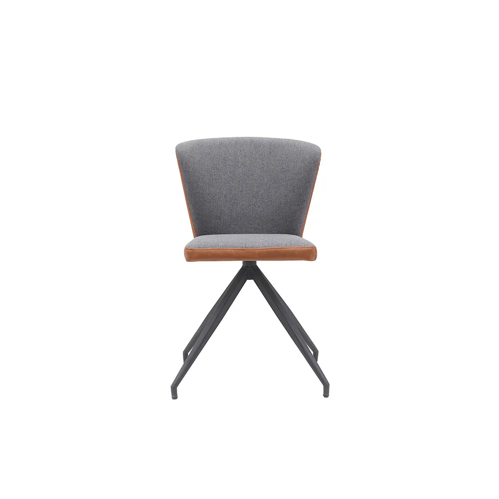 Mesa de comedor Sansa con 4 sillas Vigo - Nogal, Negro y Café