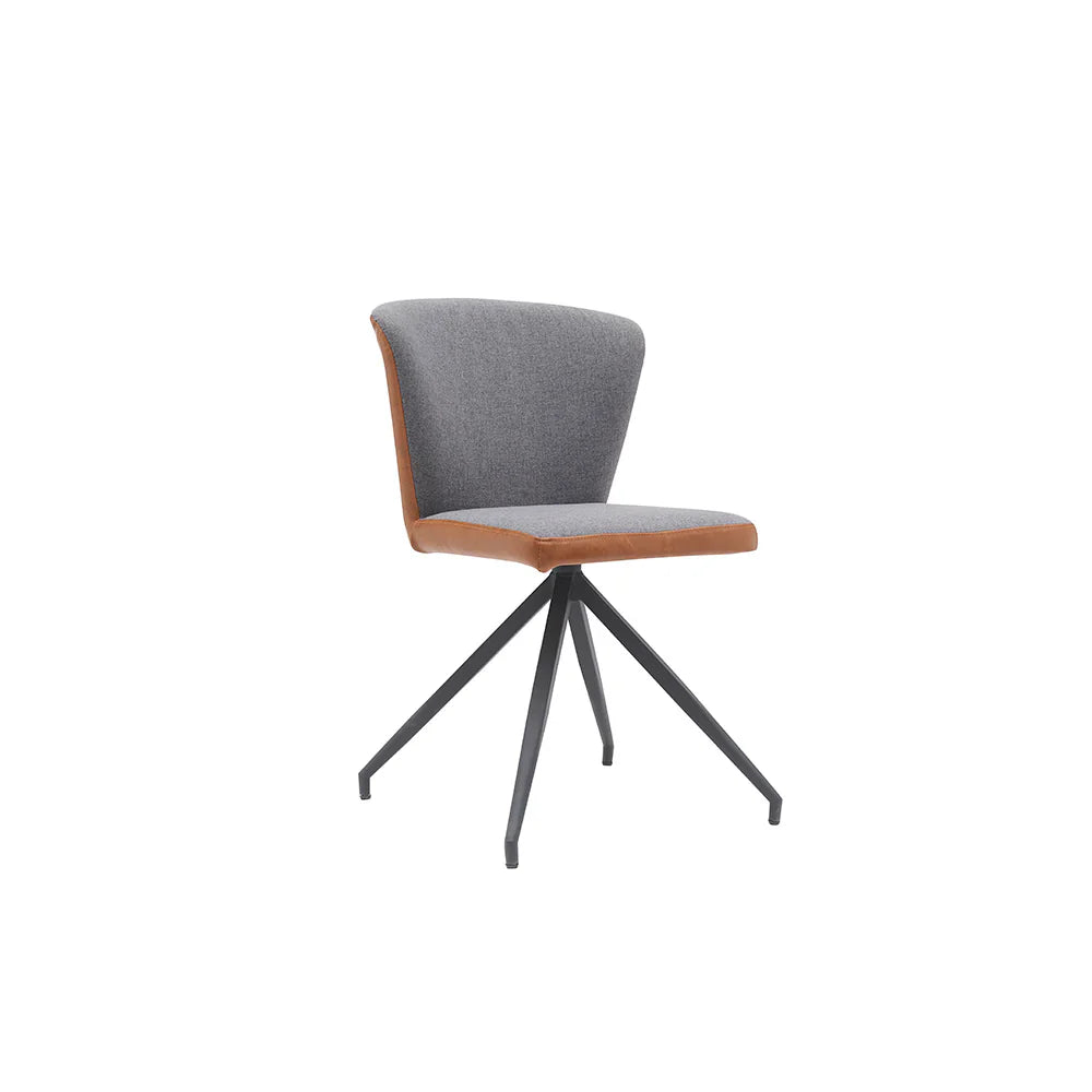 Mesa de comedor Sansa con 4 sillas Vigo - Nogal, Negro y Café