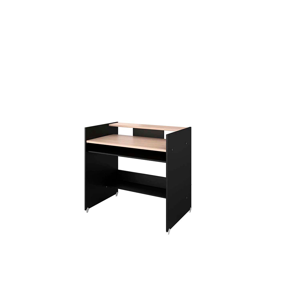 Escritorio Zaraki - Color Madera y Negro - Tugow