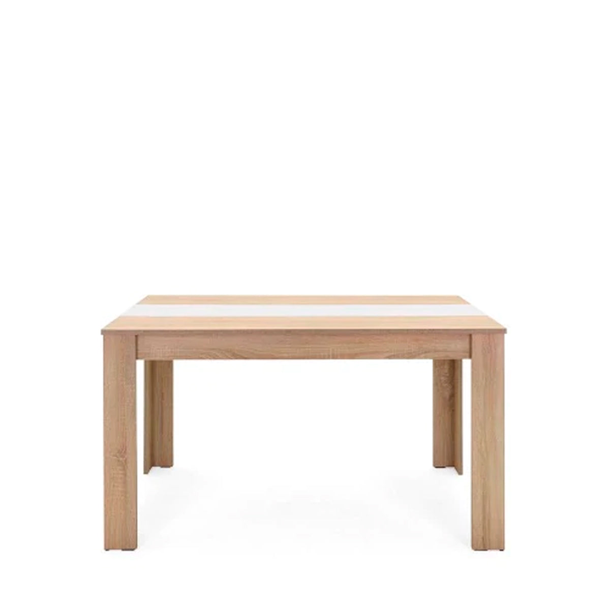 Mesa de comedor Zeus - Color Madera y Blanco/Beige - Tu Gow