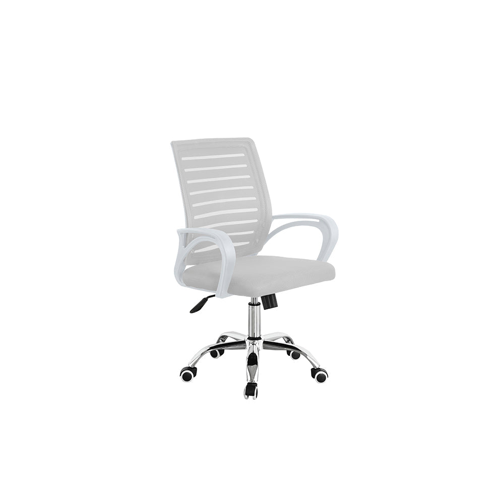 Silla de oficina Zorba - Blanco y Gris - Tugow