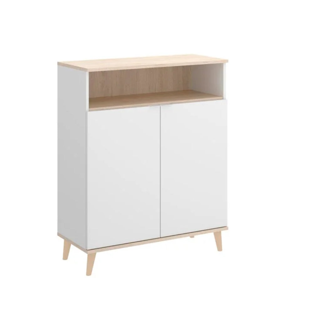 Alacena Aneko - Color Madera y Blanco - Tugow