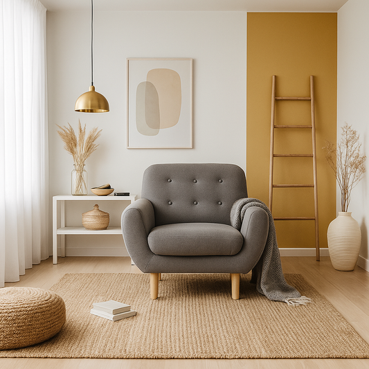 Sillón Nora - Gris Oxford