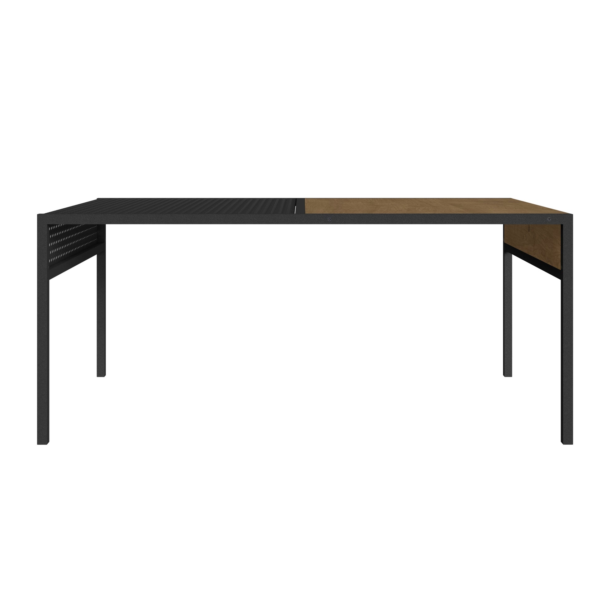 Mesa de centro Anurak - Negro y Color Madera - Tugow