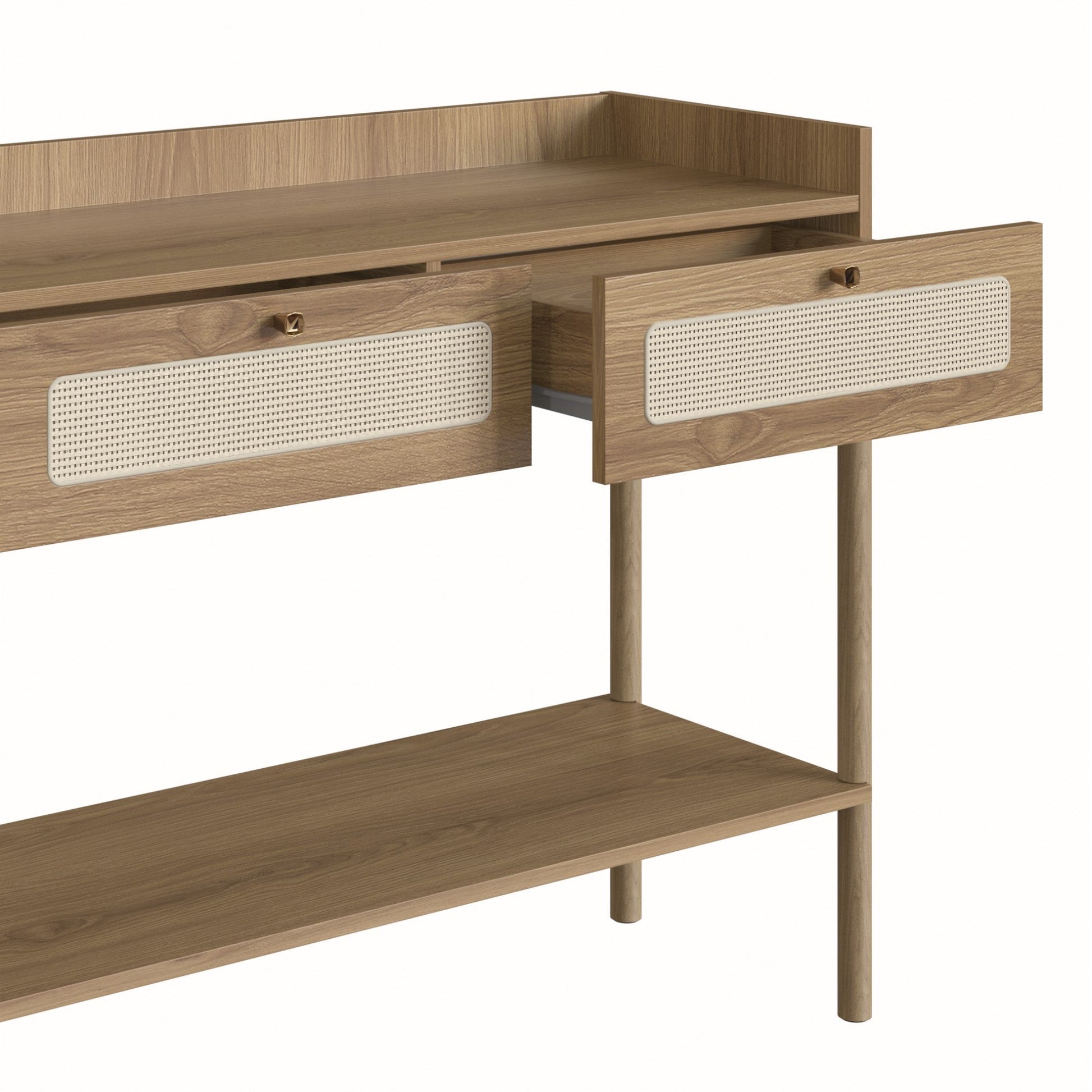 Consola Ananda - Beige y Madera - Tugow