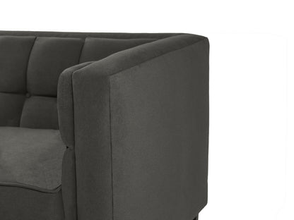 Sillón Tova- Tipo Gamuzado Gris Oxford