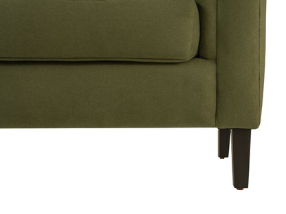 Sillón Tova - Tipo Gamuzado Verde Olivo