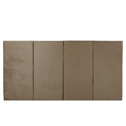 Juego de 4 paneles para cabecera modular King Size Lunaria - Cocoa - Tugow