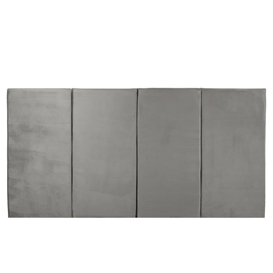 Juego de 4 paneles para cabecera modular King Size Lunaria - Gris Obscuro - Tugow