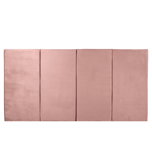 Juego de 4 paneles para cabecera modular King Size Lunaria - Rosa - Tugow