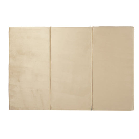 Juego de 3 paneles para cabecera modular matrimonial / queen size Lunaria - Beige - Tugow