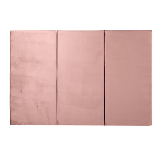 Juego de 3 paneles para cabecera modular matrimonial / queen size Lunaria - Rosa - Tugow