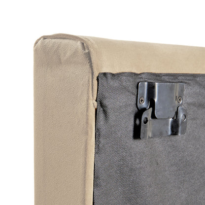 Juego de 2 paneles para cabecera modular individual Lunaria - Beige - Tugow