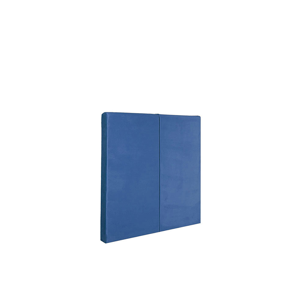 Juego de 2 paneles para cabecera modular individual Lunaria - Azul Cobalto