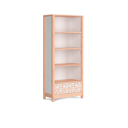 Librero Altair - Color Madera y Blanco - Tugow