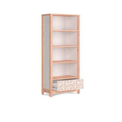 Librero Altair - Color Madera y Blanco - Tugow