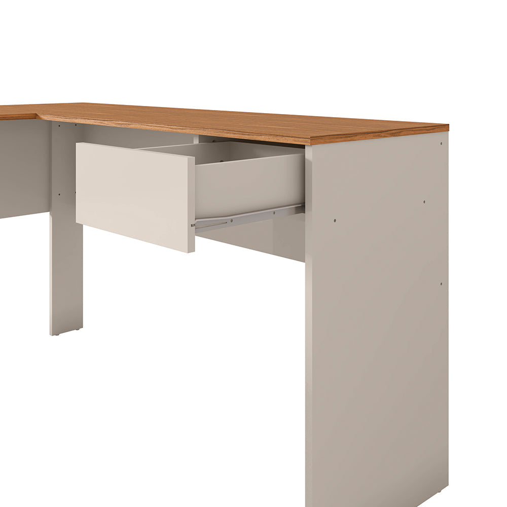 Escritorio Amalfitano - Beige y Roble - Tugow