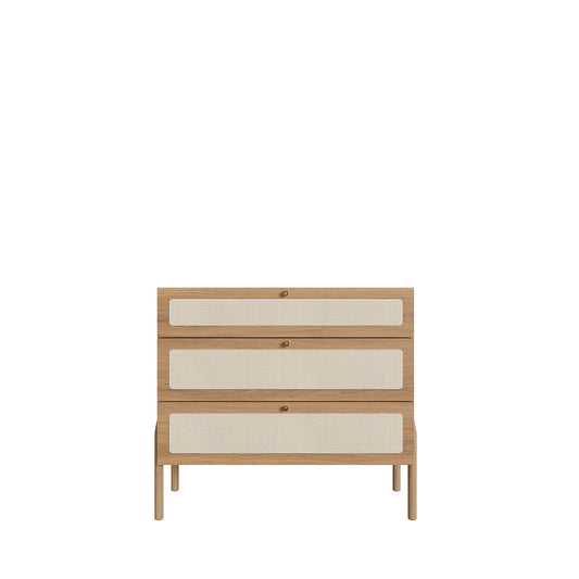 Cajonera Ananda - Beige y Madera - Tugow