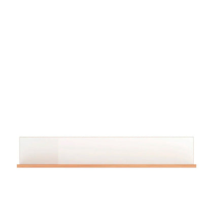 Repisa Asteria - Blanco Brillante y Color Madera - Tugow