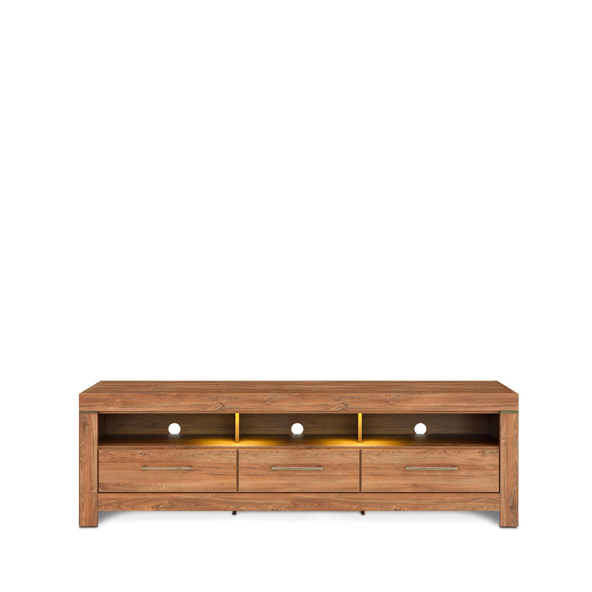 Mesa para tv roble cognac - Tu Gow