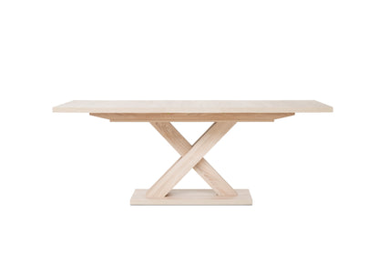 Comedor Ofelia con 4 sillas Helsinki - Color Madera y Blanco - Tugow