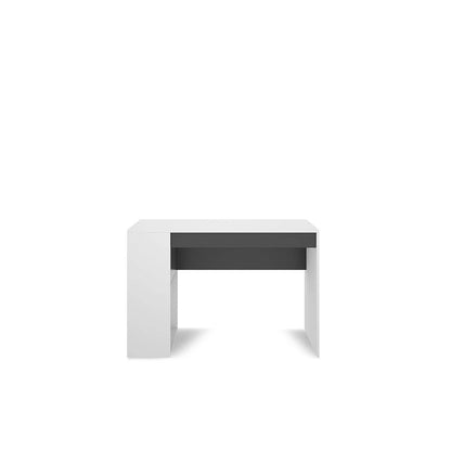 Escritorio Bartoli - Blanco y Gris Oscuro - Tugow