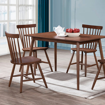 Comedor Batilda con 4 sillas - Nogal - Tugow