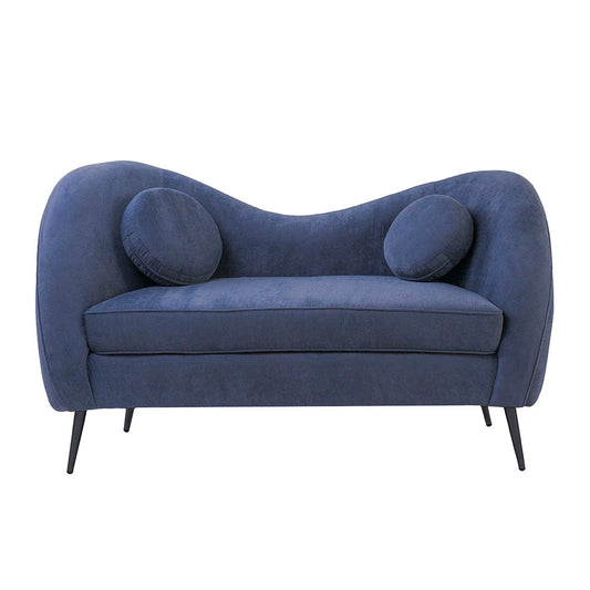 Sofá de 2 plazas Giulia - Chenille Navy