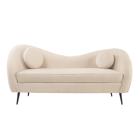 Sofá de 3 plazas Giulia - Chenille Crema