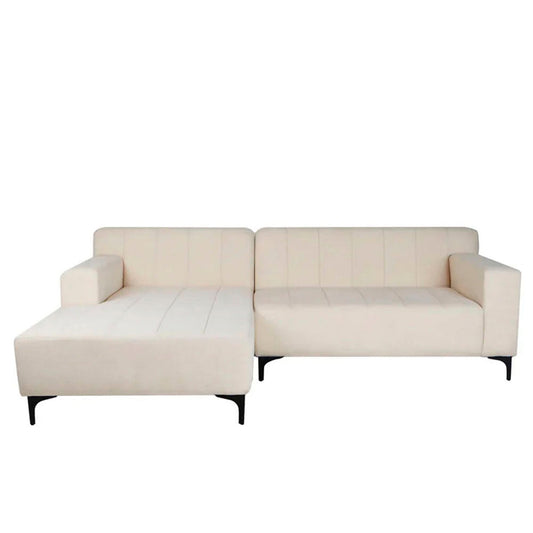Sofá escuadra Izquierda Blumen Beige - Tugow