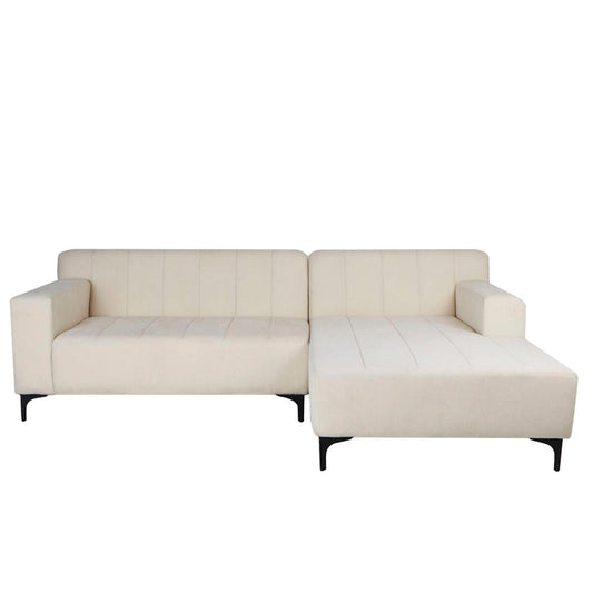 Sofá escuadra Derecha Blumen Beige - Tugow