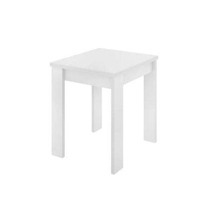 Mesa auxiliar extensible Bok - Blanco - Tugow
