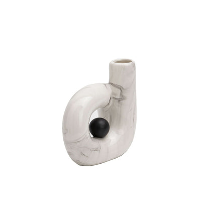 Base decorativa Poppy - Blanco y Negro - Tugow