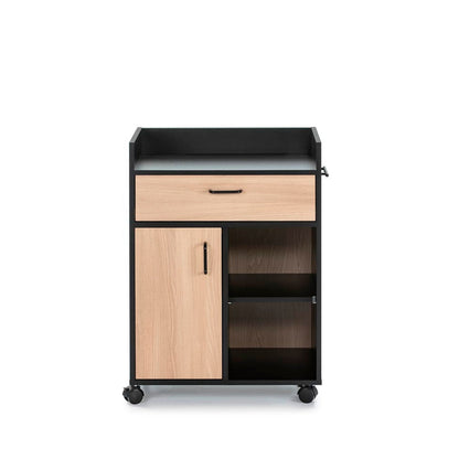 Alacena Debra - Color Madera y Negro - Tugow