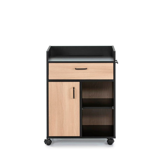 Alacena Debra - Color Madera y Negro - Tugow