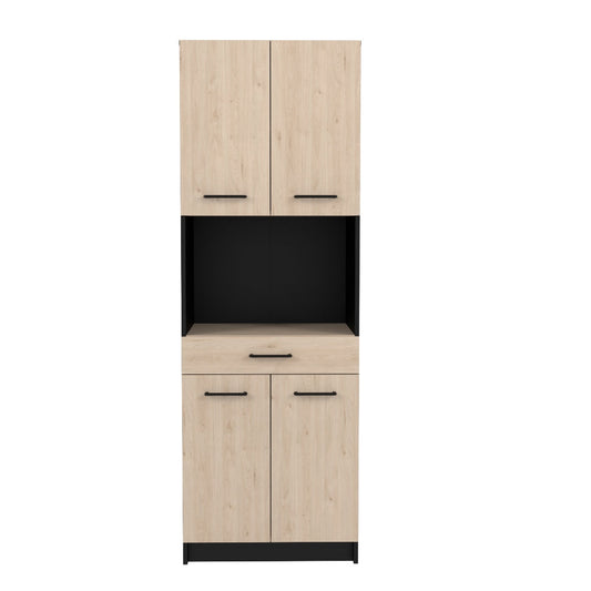 Alacena Lanister - Color Madera y Negro - Tugow