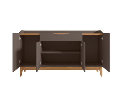 Credenza Matisse - Gris y Nogal - Tugow
