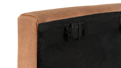 Panel Para Cabecera Modular Lunaria - Tela Tipo Gamuzado Camel