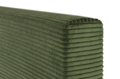 Panel Para Cabecera Modular Lunaria - Tela Tipo Pana Verde Pino