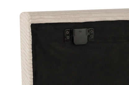 Panel Para Cabecera Modular Lunaria - Tela Tipo Pana Marfil