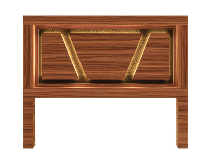 Cabecera King Size Lorvia - Nogal