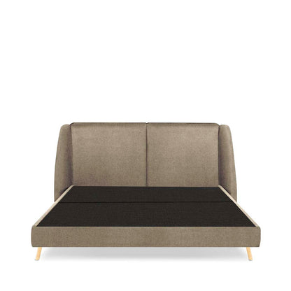 Cama king Brent - Caqui - Tu Gow