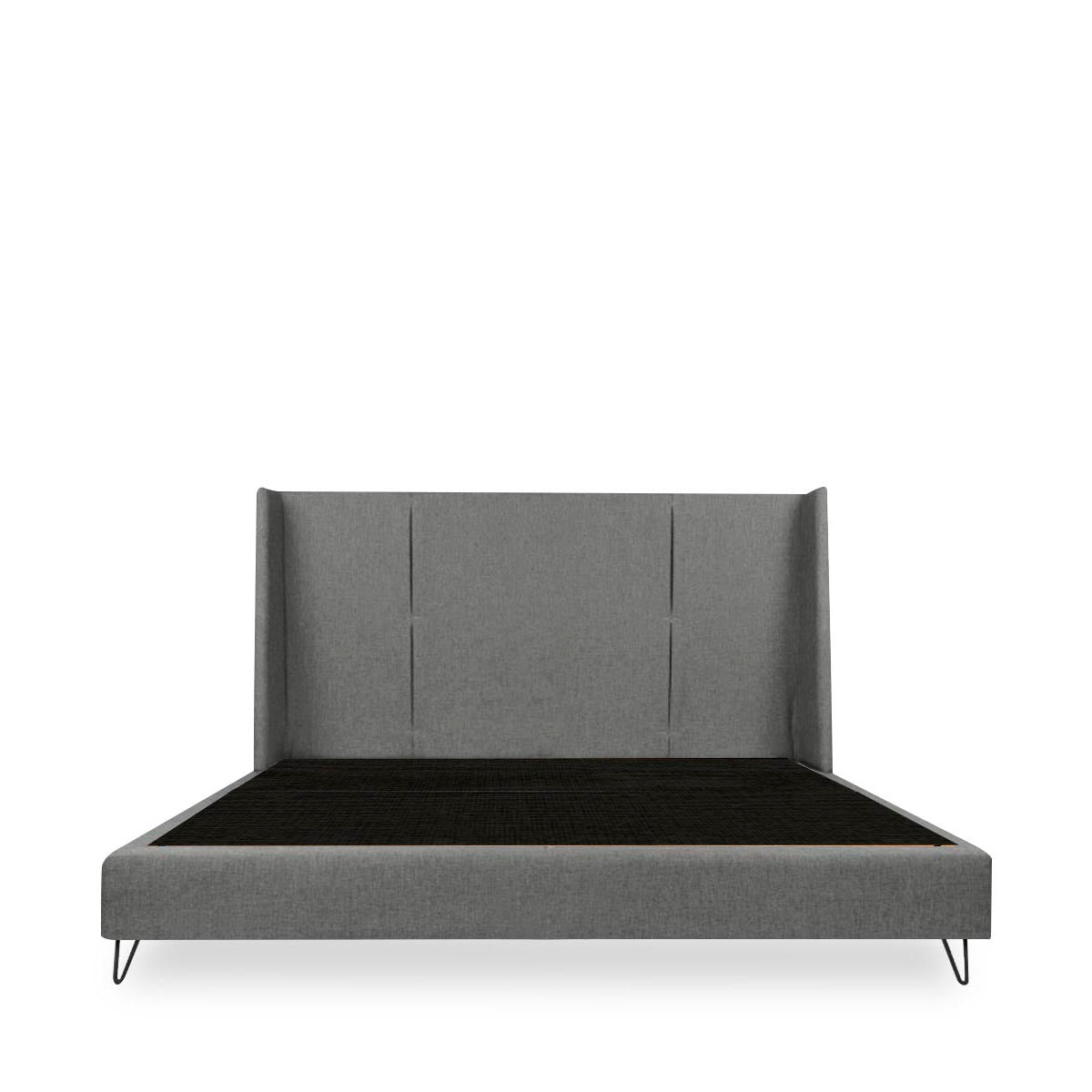 Cama matrimonial Hampton - Gris claro - Tu Gow