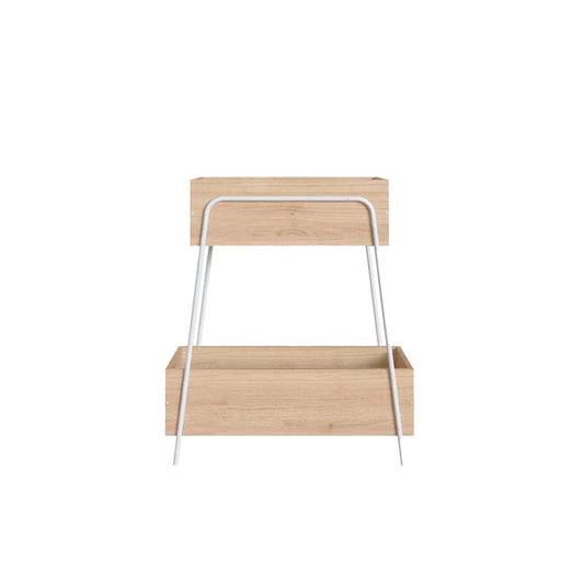 Organizador Chantou - Blanco y Color Madera - Tugow